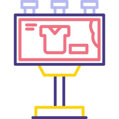 Yazıcı. Web simgesi basit illüstrasyon