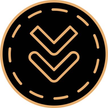 Bozuk para. Web simgesi basit illüstrasyon