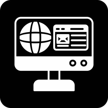 seo modern simgesinin vektör illüstrasyonu