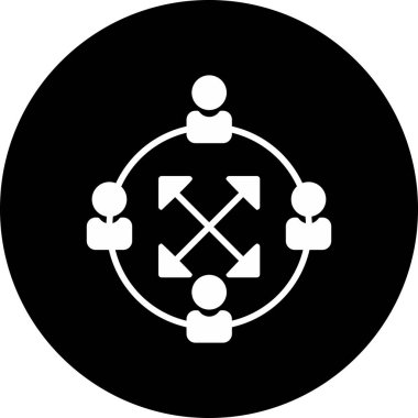 seo modern simgesinin vektör illüstrasyonu