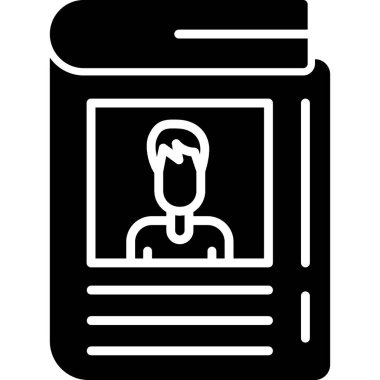 kitap okuma simgesi ana hat biçiminde