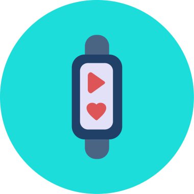 Akıllı saat. vektör simgesi