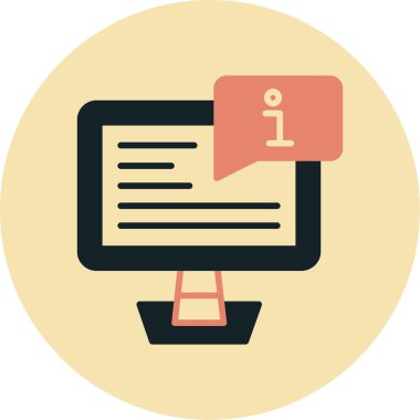 Konuş. Web simgesi basit illüstrasyon