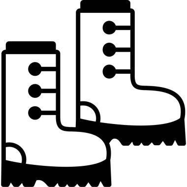 Çizme ikonu vektör illüstrasyonu