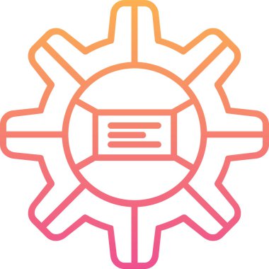 Tek bir izole doğrunun vektör illüstrasyonu