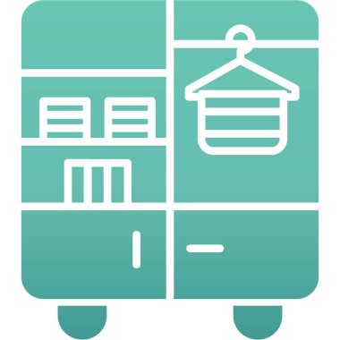 Bir alışveriş arabası simgesinin vektör çizimi