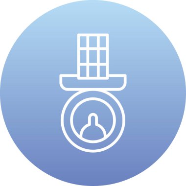 Modern yapı simgesinin vektör illüstrasyonu