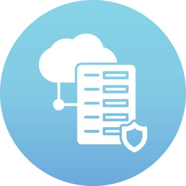 Moda biçiminde bulut hesaplama simgesi