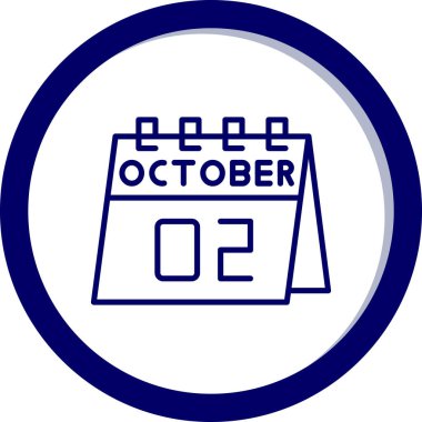 Tek bir günlük takvimdeki 9 Ekim tarihi