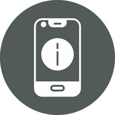 cep telefonu ikonu vektör illüstrasyonu