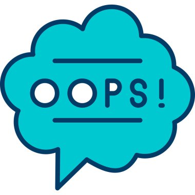 Moda biçimi izole edilmiş arkaplanda hata simgesi