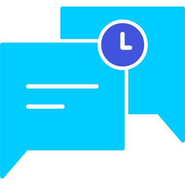 Konuş. Web simgesi basit illüstrasyon