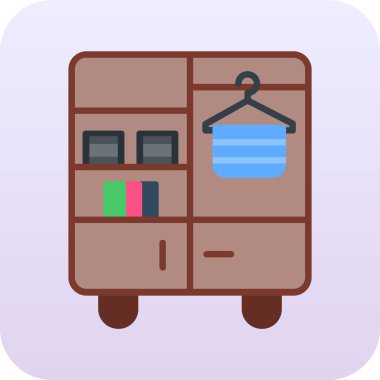 Çamaşır. Ağ simgesi. resimleme