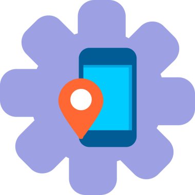 konum haritası konum simgesi düz biçimli