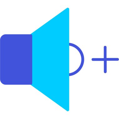 Konuşmacı. Web simgesi basit illüstrasyon