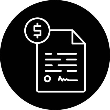 belge simgesi, vektör çizimi