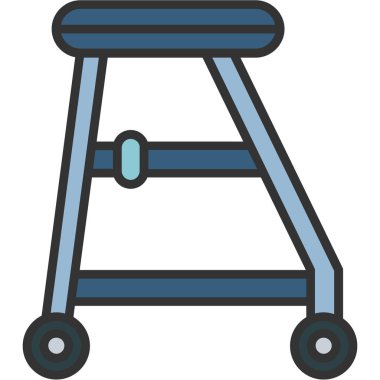 kaldırma simgesi renk çizgisi vektörünü kaldır