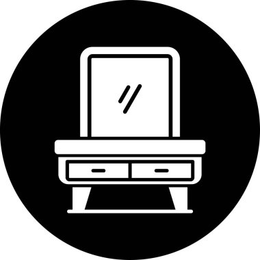 akıllı telefon simgesi, vektör illüstrasyonlu bilgisayar ekranı