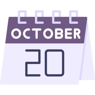 Takvim simgesi tasarımı, vektör illüstrasyonu