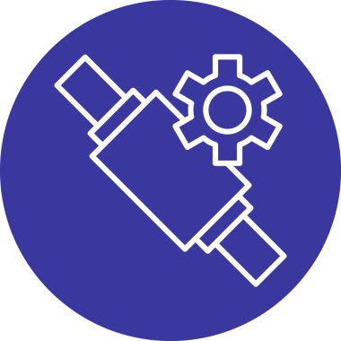 seo modern simgesinin vektör illüstrasyonu