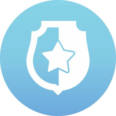 Rozet Simgesi Moda Biçiminde İzole Arkaplan