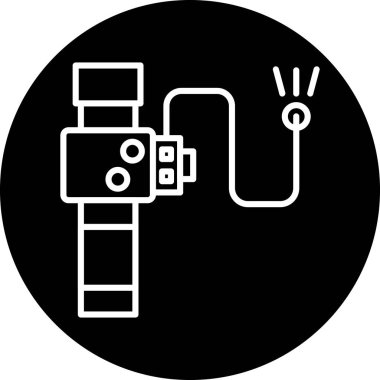 kamera fotoğraf simgesi ana hat biçiminde