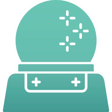 Tıbbi lamba vektör ikonu. biçim düz sembol, yumuşak mavi renk, yuvarlak açılar, beyaz arkaplan