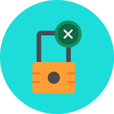 ikon vektör illüstrasyonunu kilitle