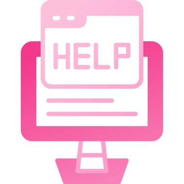 yardım simgesi çizimi