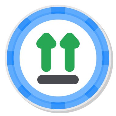 iş simgesi ve vektör illüstrasyonu arkaplanda izole edildi