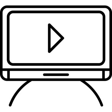 Video oynatıcı. Web simgesi