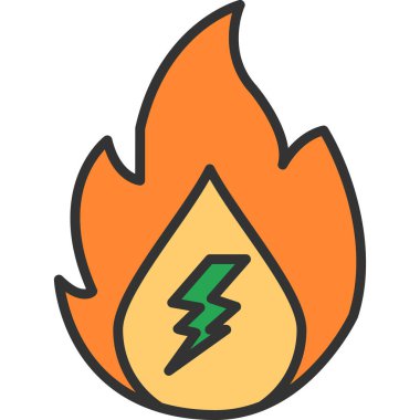 Simge vektör resimlemesini ateşle