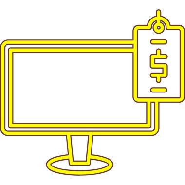 Boş reklam panosu. vektör illüstrasyonu