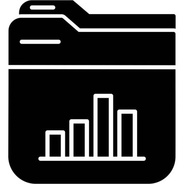 veri depolama glifleri düz simgeler