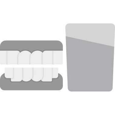 diş bakım ikonu vektör illüstrasyonu