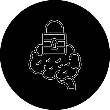 Bir bulut simgesinin vektör illüstrasyonu