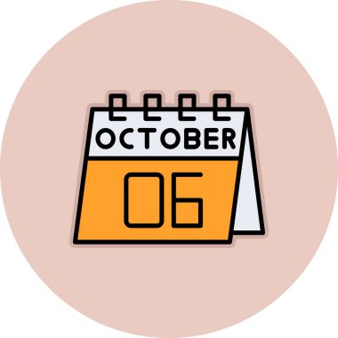 Takvim simgesi tasarımı, vektör illüstrasyonu