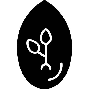 Yumurta. Web simgesi basit illüstrasyon