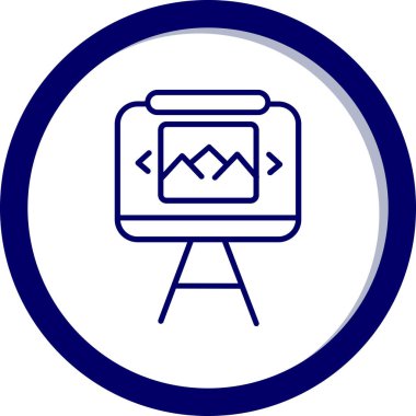 Basit tasarım web simgesi, web vektör illüstrasyonu