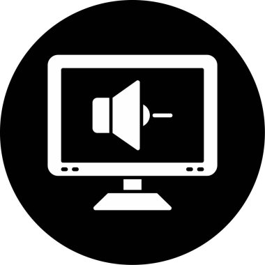 video simgesi, vektör illüstrasyonu