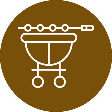 Gıda simgesinin vektör illüstrasyonu