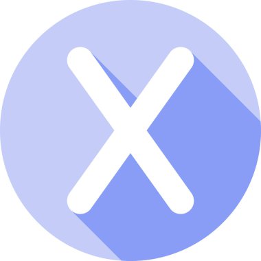 Haç. Web simgesi basit illüstrasyon