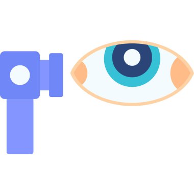 Moda düz biçimli göz simgesi