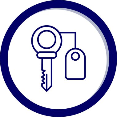 Kapı. Web simgesi basit illüstrasyon