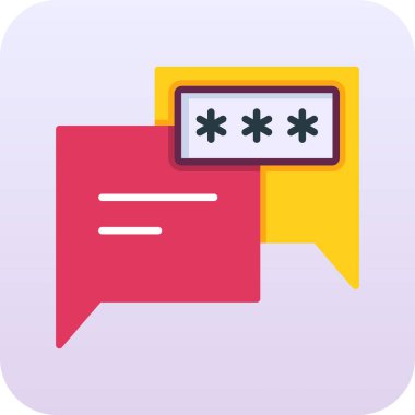 Moda biçimi izole edilmiş arkaplan parola simgesi