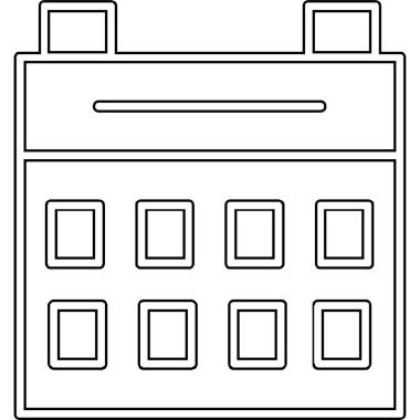 ofis binası izole vektör illüstrasyon grafik tasarımı