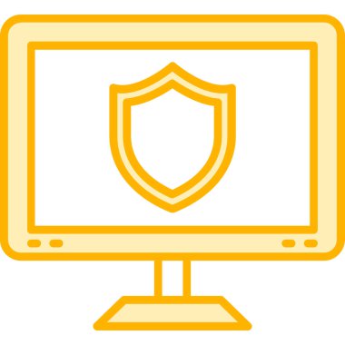 Bilgisayar simgesi. vektör illüstrasyonu