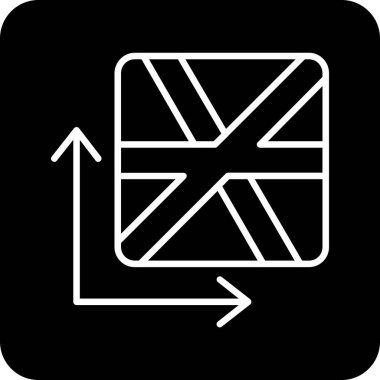 Modern simgenin vektör illüstrasyonu