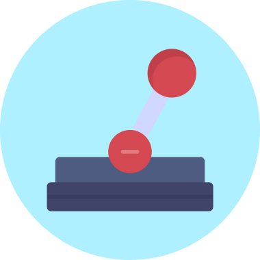 top oyunu bovling ikonu düz stil