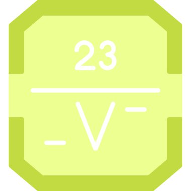 Yeşil bir simgenin vektör illüstrasyonu